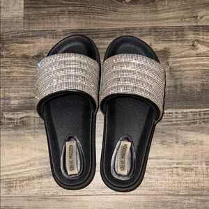 Steve Madden bedazzled sandals